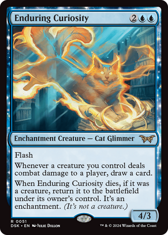Enduring Curiosity [Duskmourn: House of Horror] Magic: The Gathering