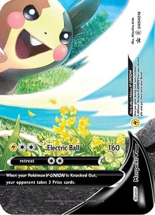 Morpeko V-UNION (SWSH218) [Sword & Shield: Black Star Promos] Pokémon