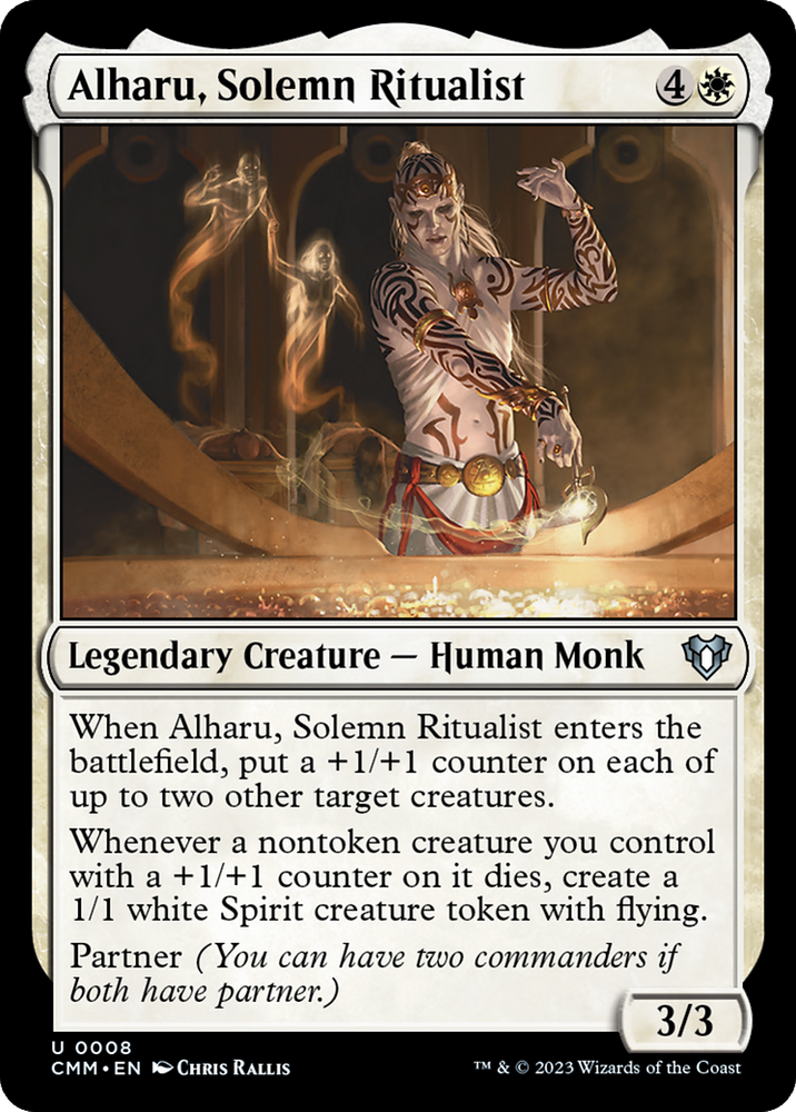 Alharu, Solemn Ritualist [Commander Masters] Magic: The Gathering
