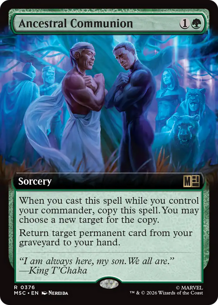 Ancestral Communion (Extended Art) [Marvel Super Heroes Commander] Magic: The Gathering