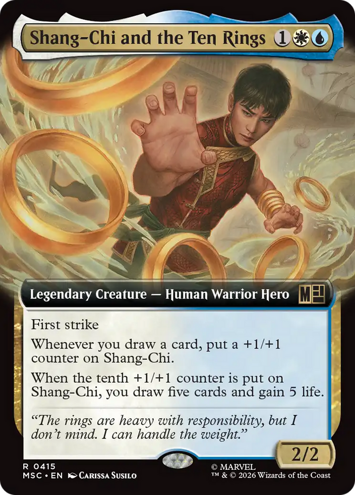 Shang-Chi and the Ten Rings (Extended Art) [Marvel Super Heroes Commander] Magic: The Gathering