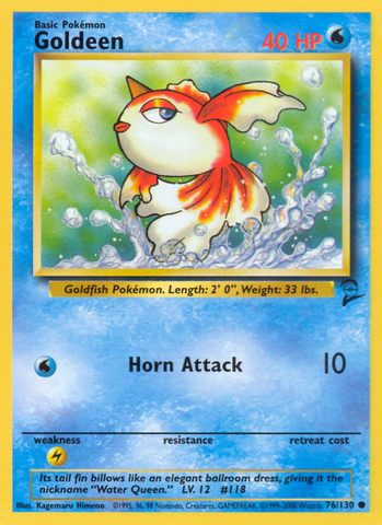 Goldeen (76/130) [Base Set 2] Pokémon