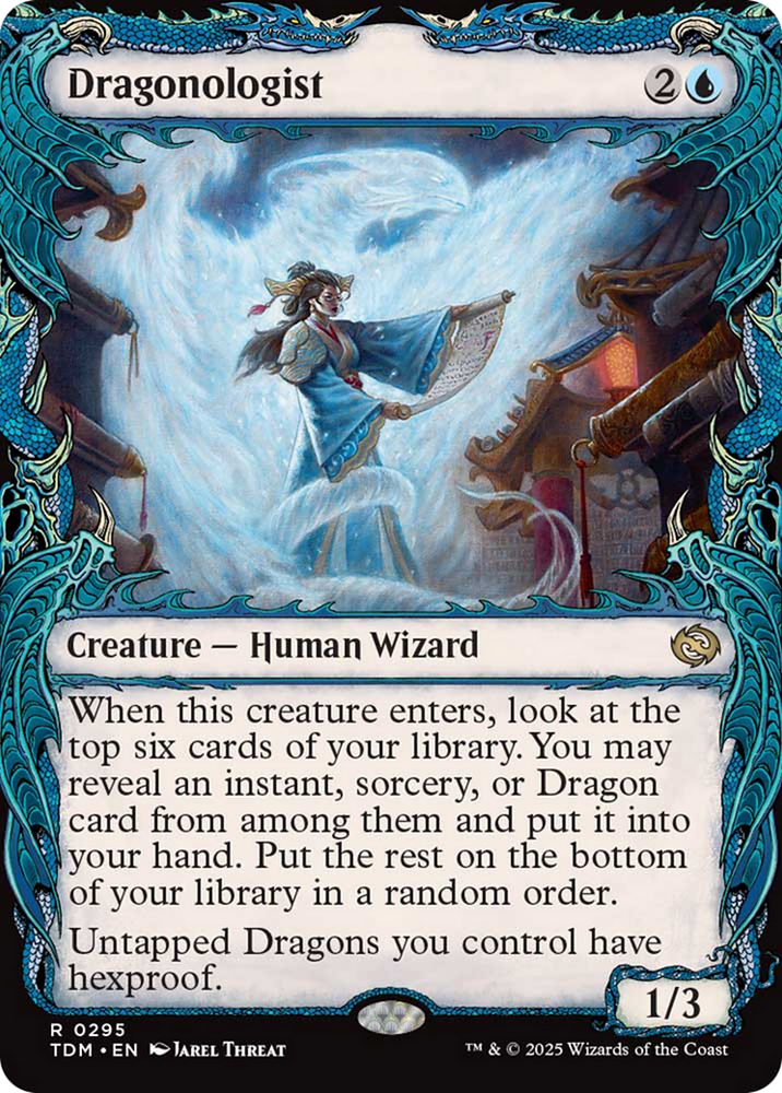 Dragonologist (Showcase) [Tarkir: Dragonstorm] Magic: The Gathering