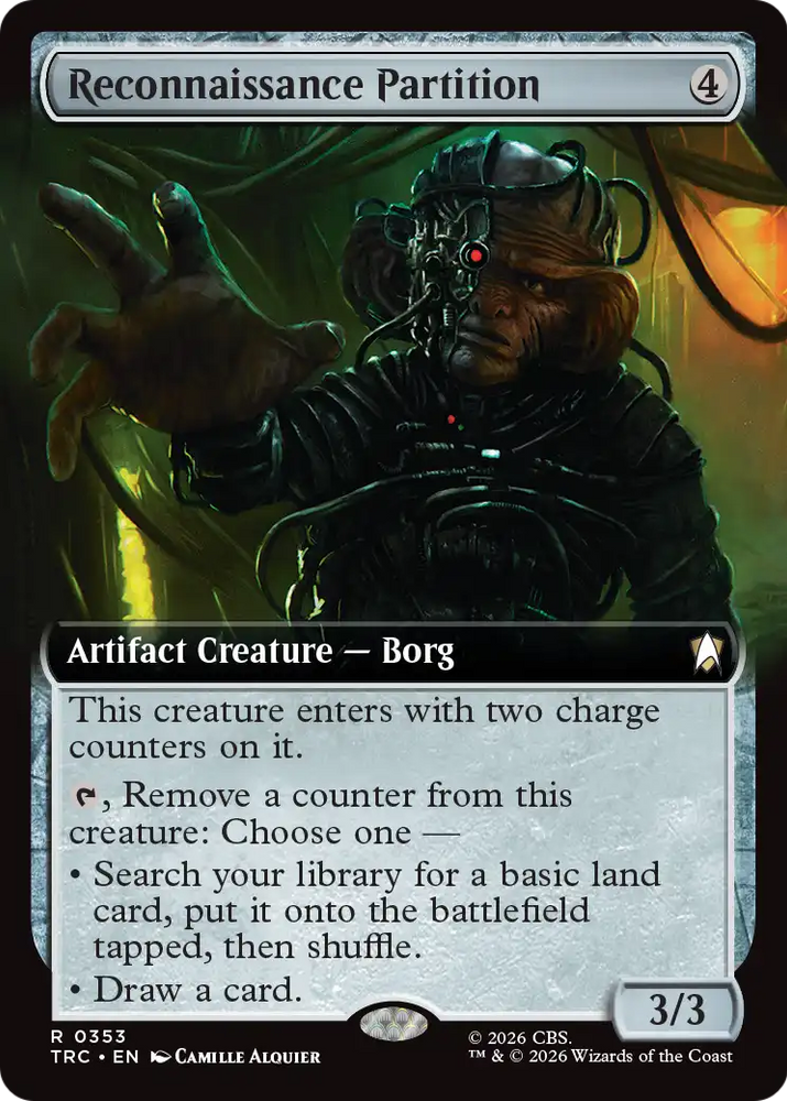 Reconnaissance Partition (Extended Art) [Star Trek Commander] Magic: The Gathering