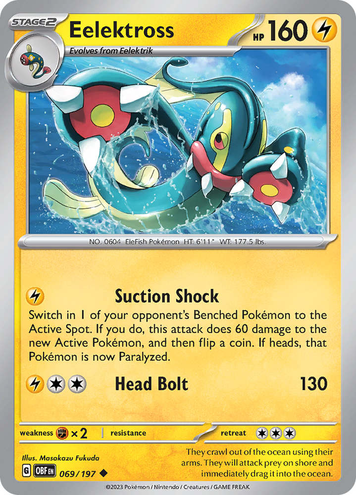 Eelektross (069/197) [Scarlet & Violet: Obsidian Flames] Pokémon