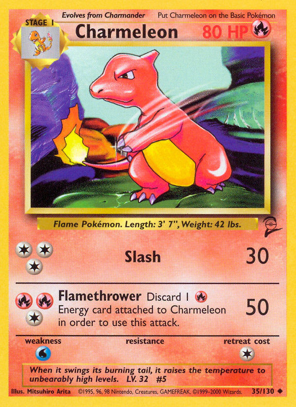 Charmeleon (35/130) [Base Set 2] Pokémon