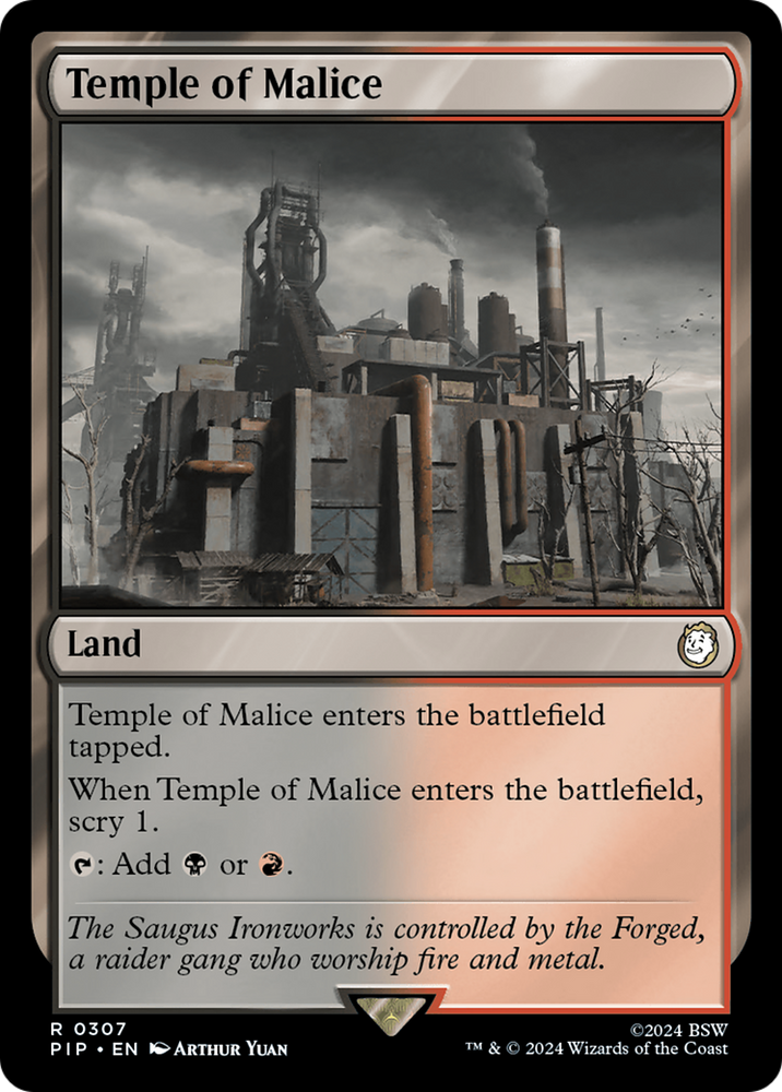 Temple of Malice [Fallout] Magic: The Gathering