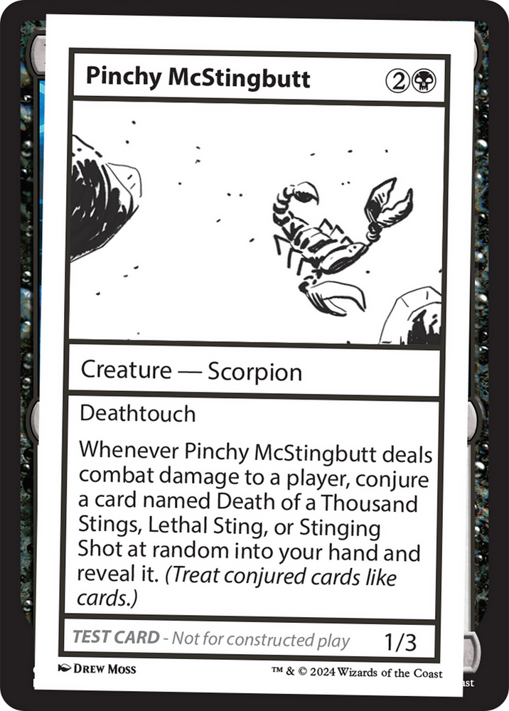 Pinchy McStingbutt [Mystery Booster 2 Playtest Cards] Magic: The Gathering