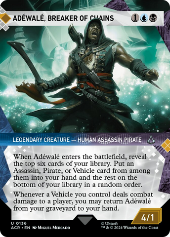 Adewale, Breaker of Chains (Showcase) [Assassin's Creed] Magic: The Gathering