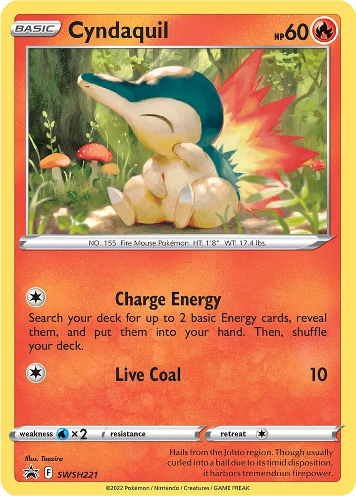 Cyndaquil (SWSH221) [Sword & Shield: Black Star Promos] Pokémon