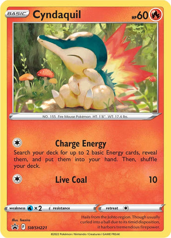 Cyndaquil (SWSH221) [Sword & Shield: Black Star Promos] Pokémon