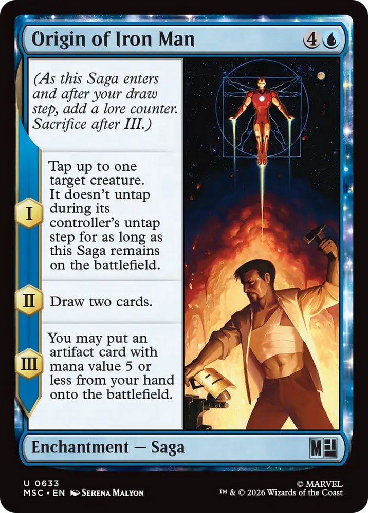 Origin of Iron Man [Marvel Super Heroes Commander] Magic: The Gathering