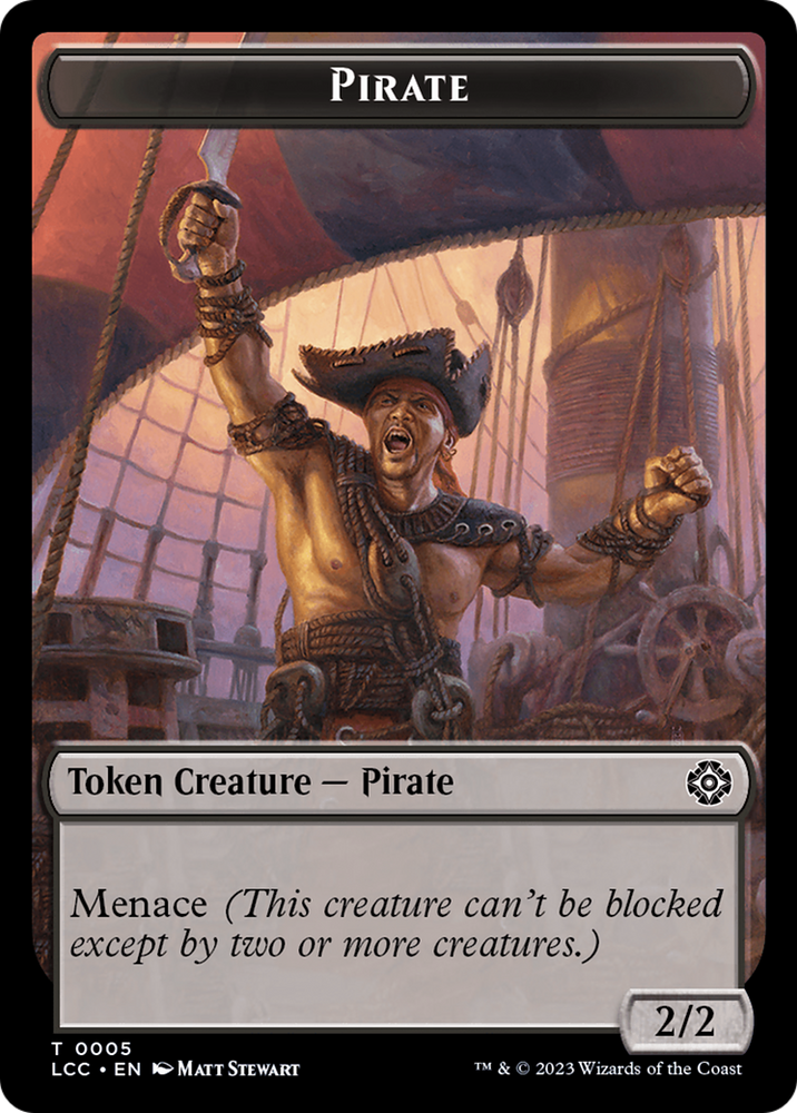City's Blessing // Pirate (0005) Double-Sided Token [The Lost Caverns of Ixalan Commander Tokens] Magic: The Gathering