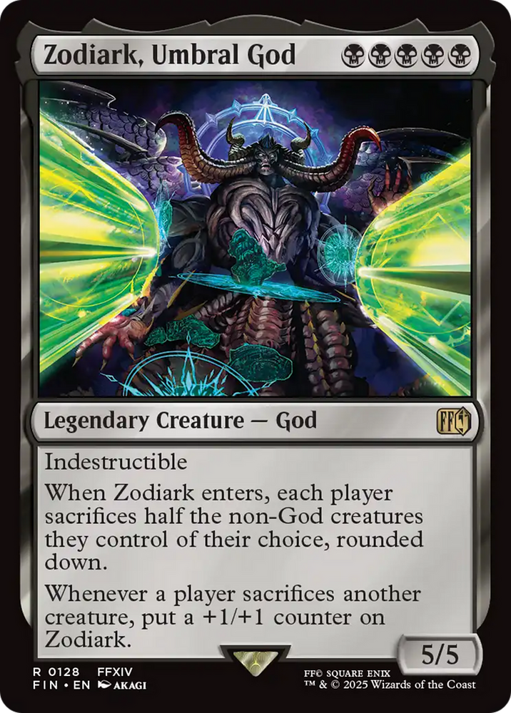 Zodiark, Umbral God [FINAL FANTASY] Magic: The Gathering
