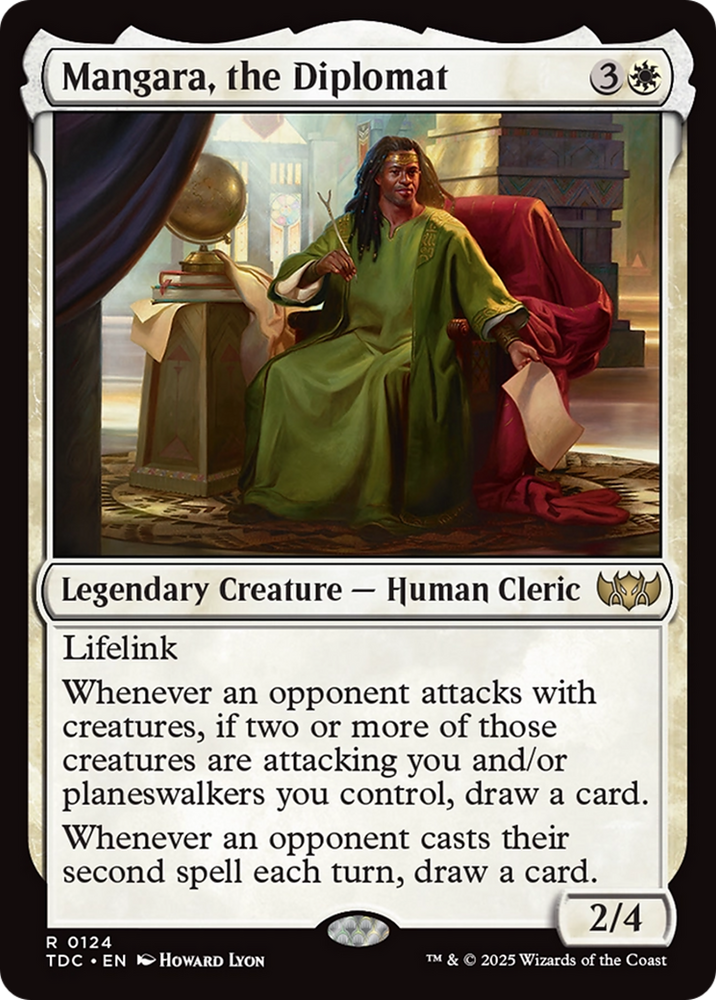 Mangara, the Diplomat [Tarkir: Dragonstorm Commander] Magic: The Gathering