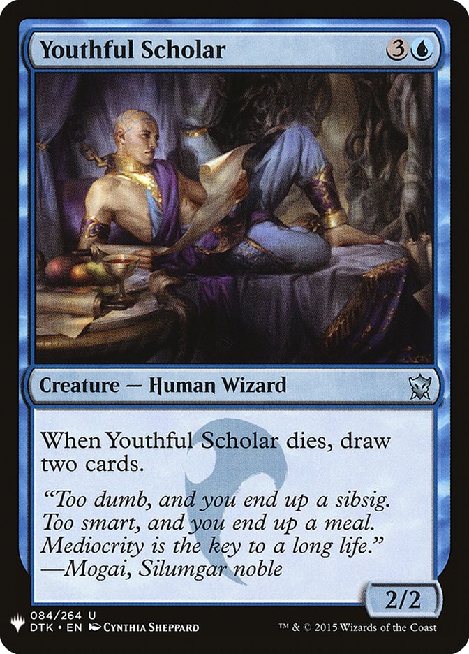 Youthful Scholar [Mystery Booster] Magic: The Gathering