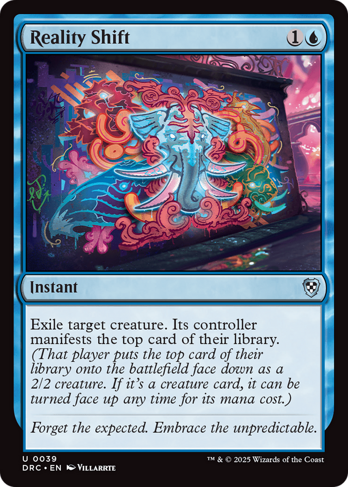Reality Shift [Aetherdrift Commander] Magic: The Gathering