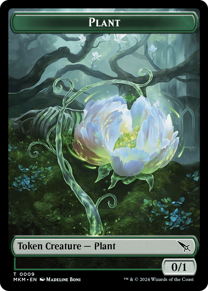 Plant Token [Murders at Karlov Manor Tokens] Magic: The Gathering