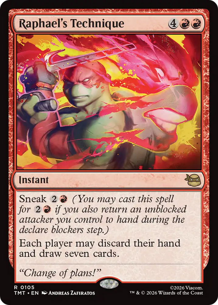Raphael's Technique [Teenage Mutant Ninja Turtles] Magic: The Gathering