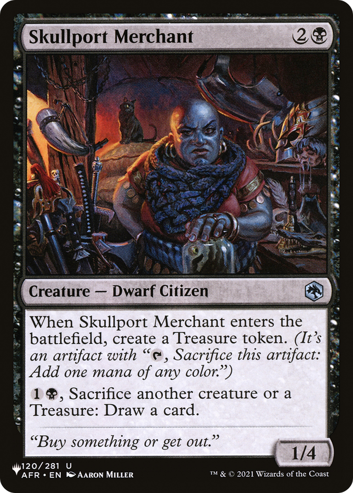 Skullport Merchant [The List] Magic: The Gathering