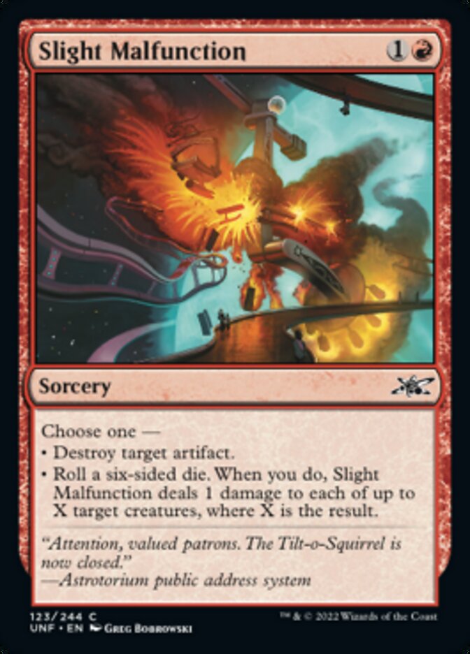 Slight Malfunction [Unfinity] Magic: The Gathering