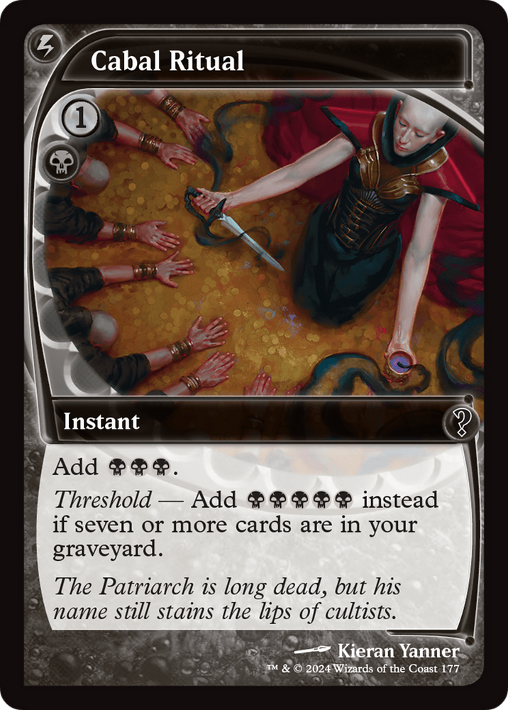 Cabal Ritual (Future Sight) [Mystery Booster 2] Magic: The Gathering