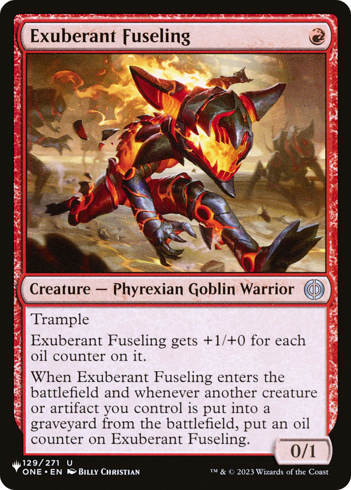 Exuberant Fuseling [The List] Magic: The Gathering