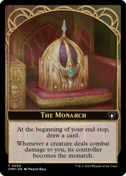 The Monarch // Cat (0005) Double-Sided Token [Commander Masters Tokens] Magic: The Gathering