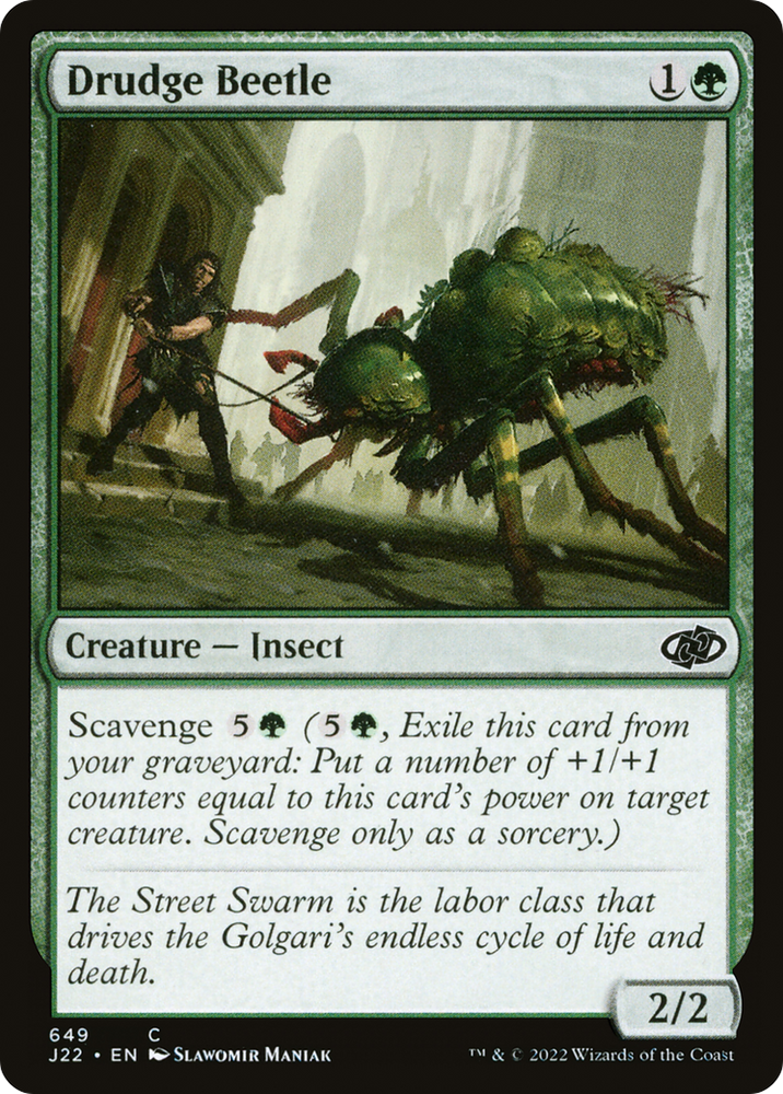 Drudge Beetle [Jumpstart 2022] Magic: The Gathering