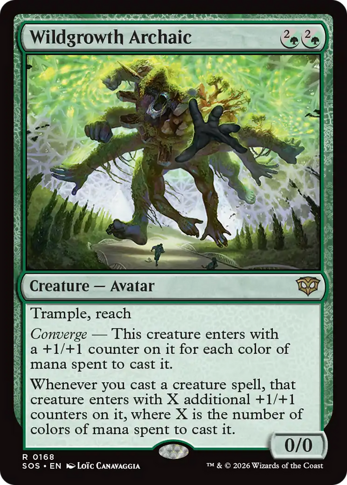 Wildgrowth Archaic [Secrets of Strixhaven] Magic: The Gathering