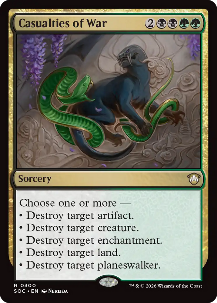 Casualties of War [Secrets of Strixhaven Commander] Magic: The Gathering