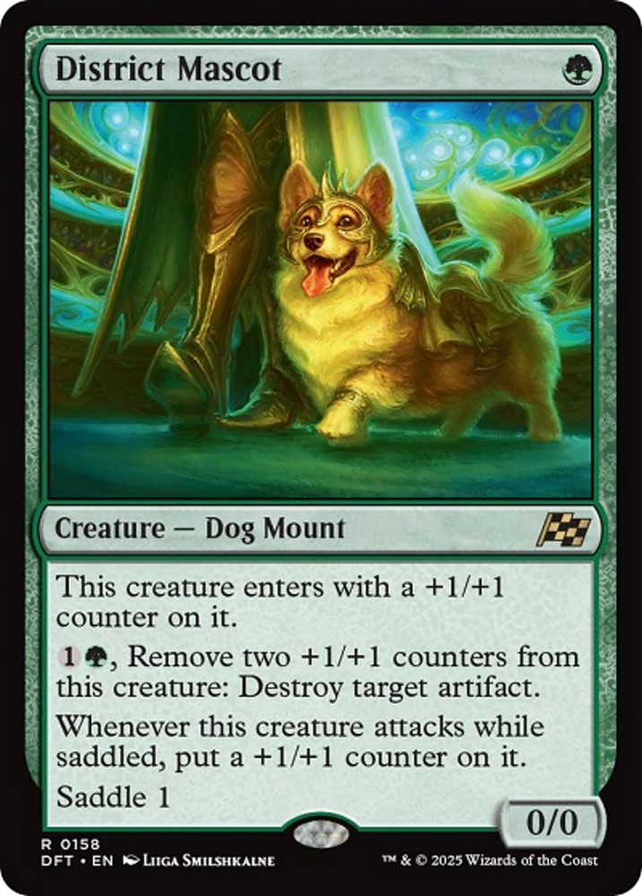 District Mascot [Aetherdrift] Magic: The Gathering