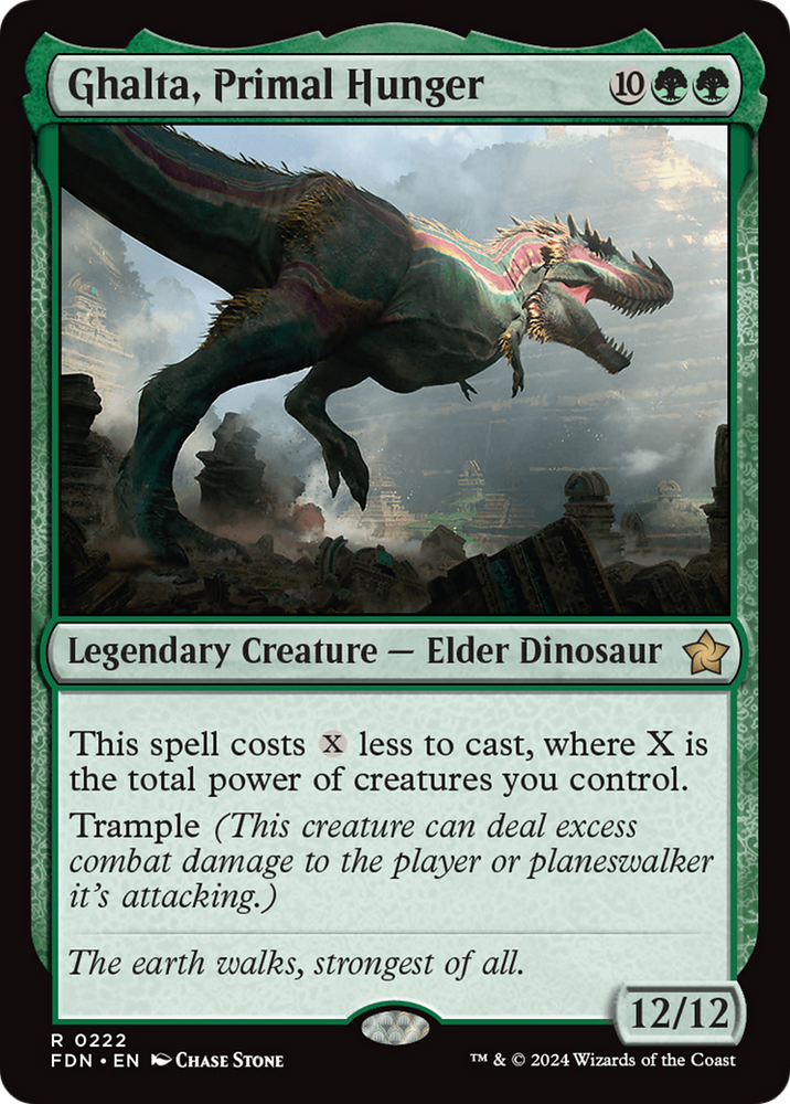 Ghalta, Primal Hunger [Foundations] Magic: The Gathering