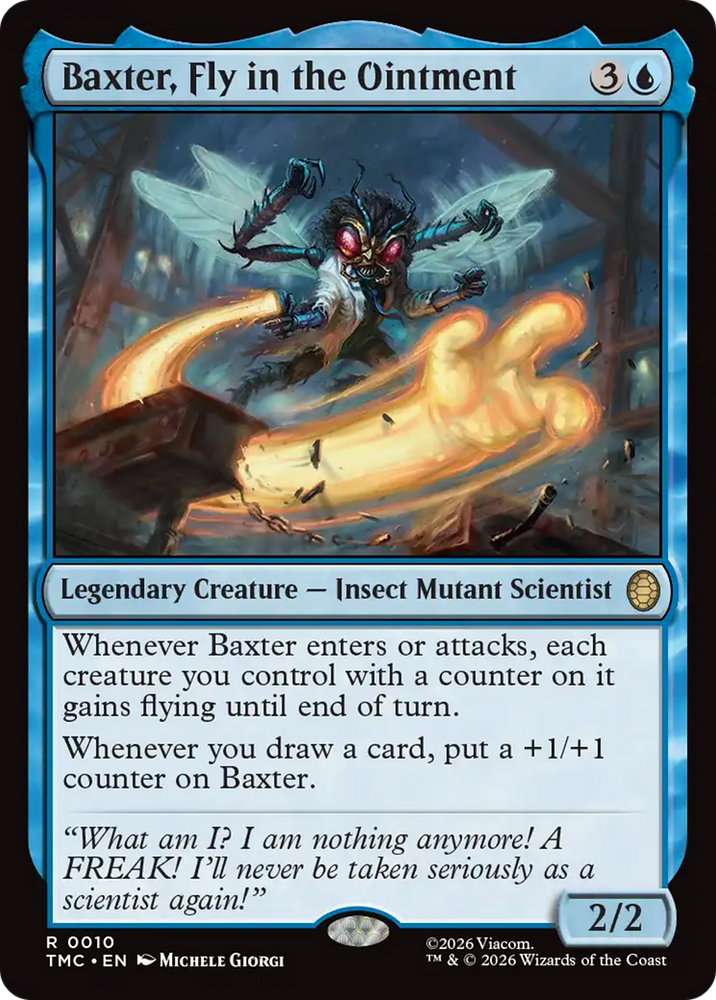 Baxter, Fly in the Ointment [Teenage Mutant Ninja Turtles Commander] Magic: The Gathering