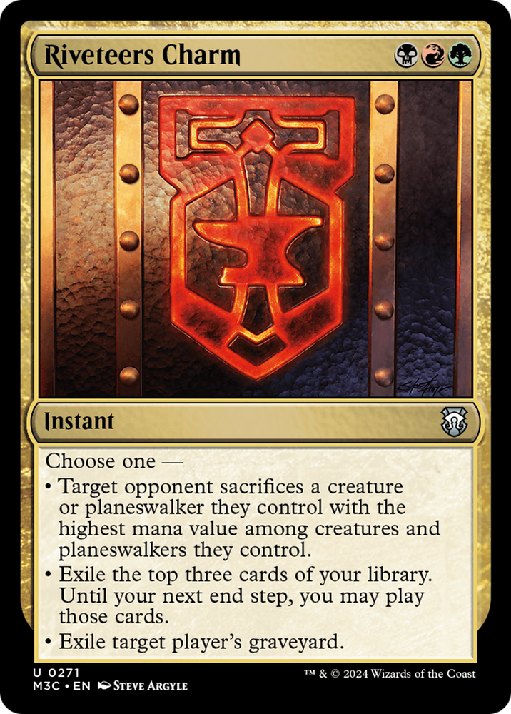 Riveteers Charm [Modern Horizons 3 Commander] Magic: The Gathering