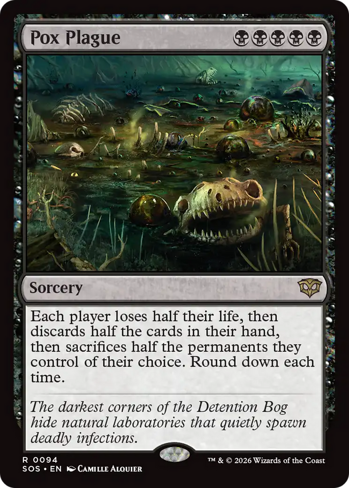 Pox Plague [Secrets of Strixhaven] Magic: The Gathering