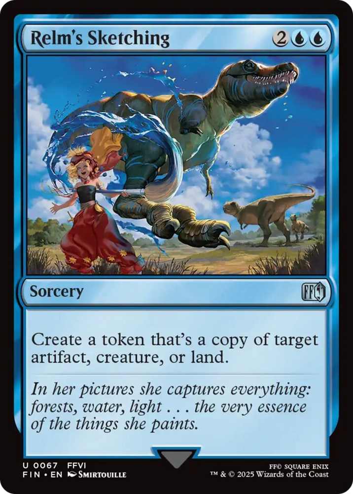 Relm's Sketching [FINAL FANTASY] Magic: The Gathering