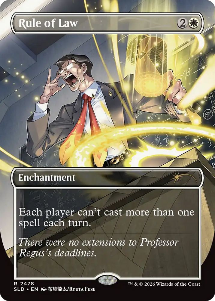 Rule of Law [Secret Lair Drop Series] Magic: The Gathering