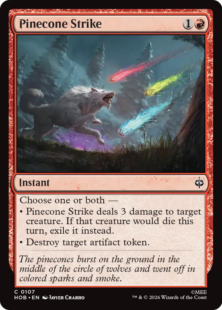 Pinecone Strike [The Hobbit] Magic: The Gathering