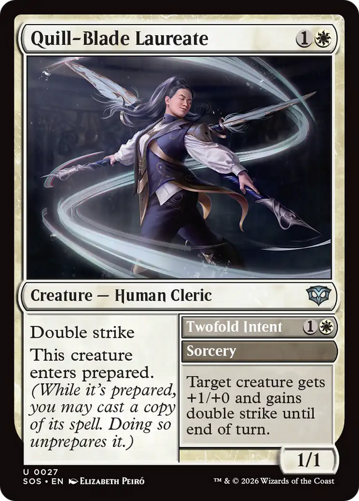 Quill-Blade Laureate [Secrets of Strixhaven] Magic: The Gathering