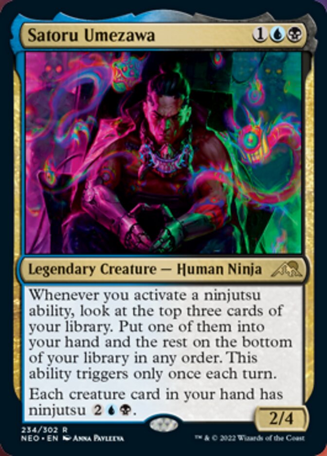 Satoru Umezawa [Kamigawa: Neon Dynasty] Magic: The Gathering