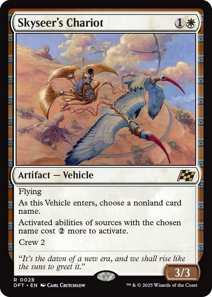 Skyseer's Chariot [Aetherdrift] Magic: The Gathering
