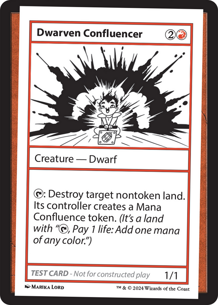 Dwarven Confluencer [Mystery Booster 2 Playtest Cards] Magic: The Gathering