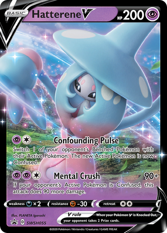 Hatterene V (SWSH055) [Sword & Shield: Black Star Promos] Pokémon