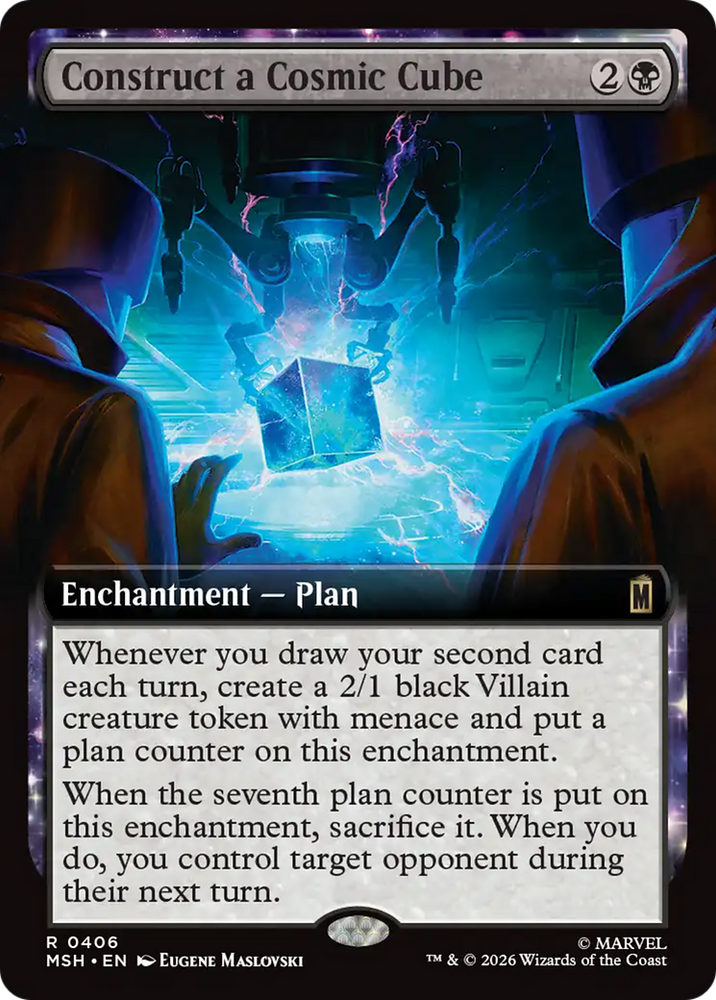 Construct a Cosmic Cube (Extended Art) [Marvel Super Heroes] Magic: The Gathering