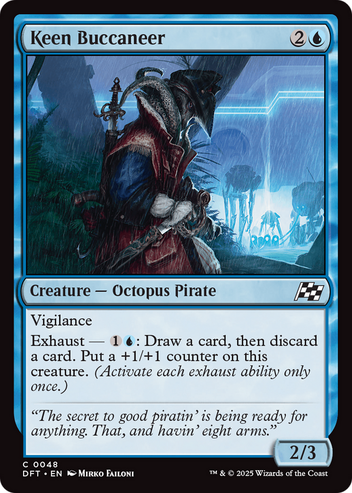 Keen Buccaneer [Aetherdrift] Magic: The Gathering