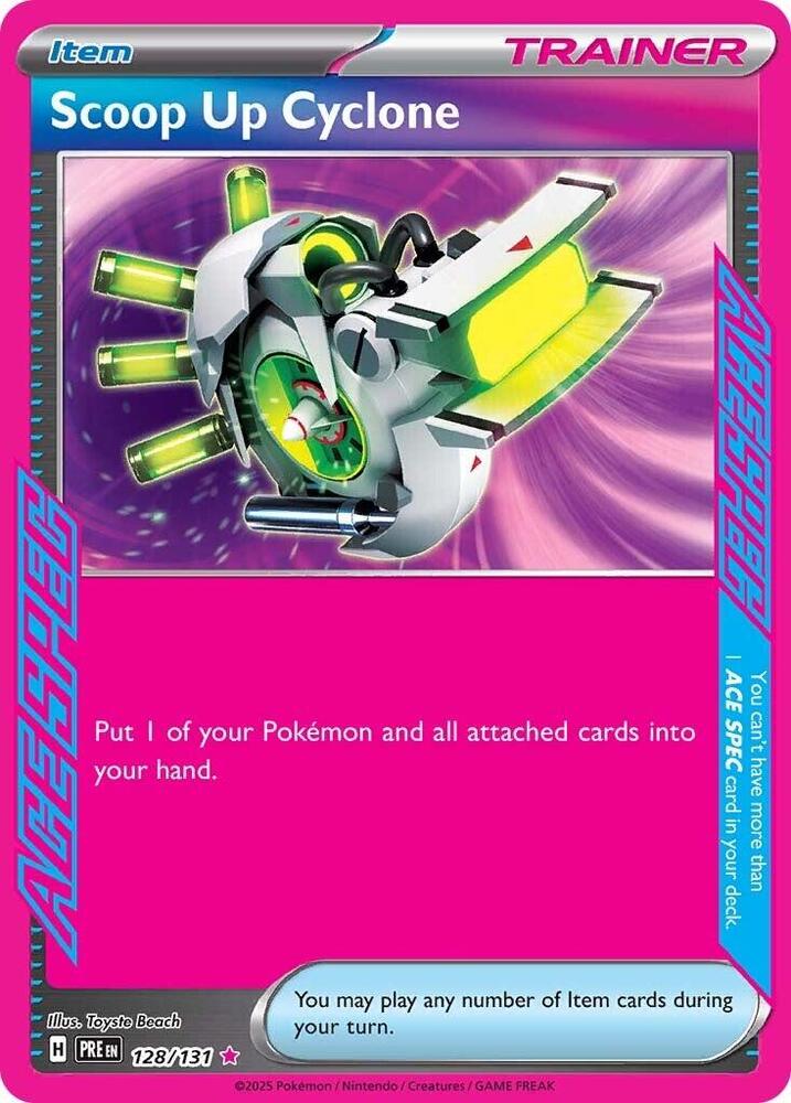 Scoop Up Cyclone (128/131) [Scarlet & Violet: Prismatic Evolutions] Pokémon
