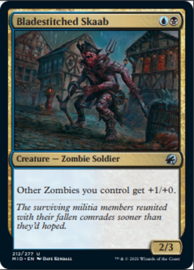 Bladestitched Skaab [Innistrad: Midnight Hunt] Magic: The Gathering