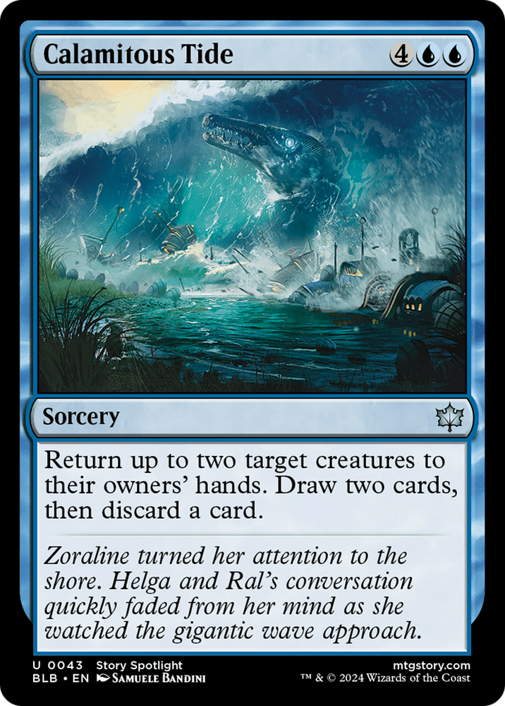 Calamitous Tide [Bloomburrow] Magic: The Gathering