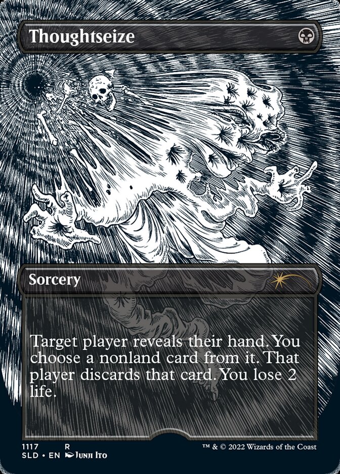 Thoughtseize (Borderless) [Secret Lair Drop Series] Magic: The Gathering